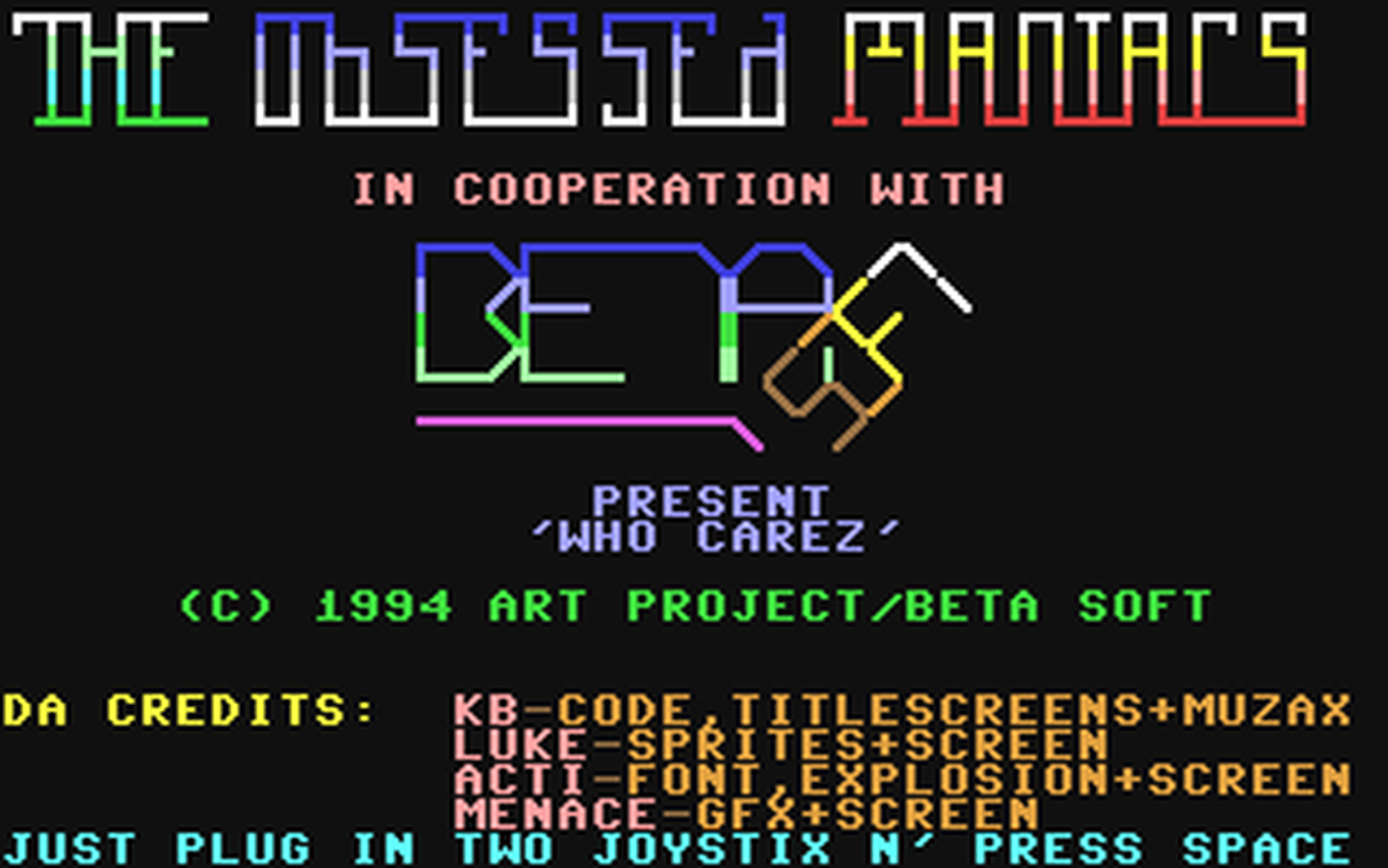 C64 GameBase Who_Carez_[Preview] (Preview) 1994
